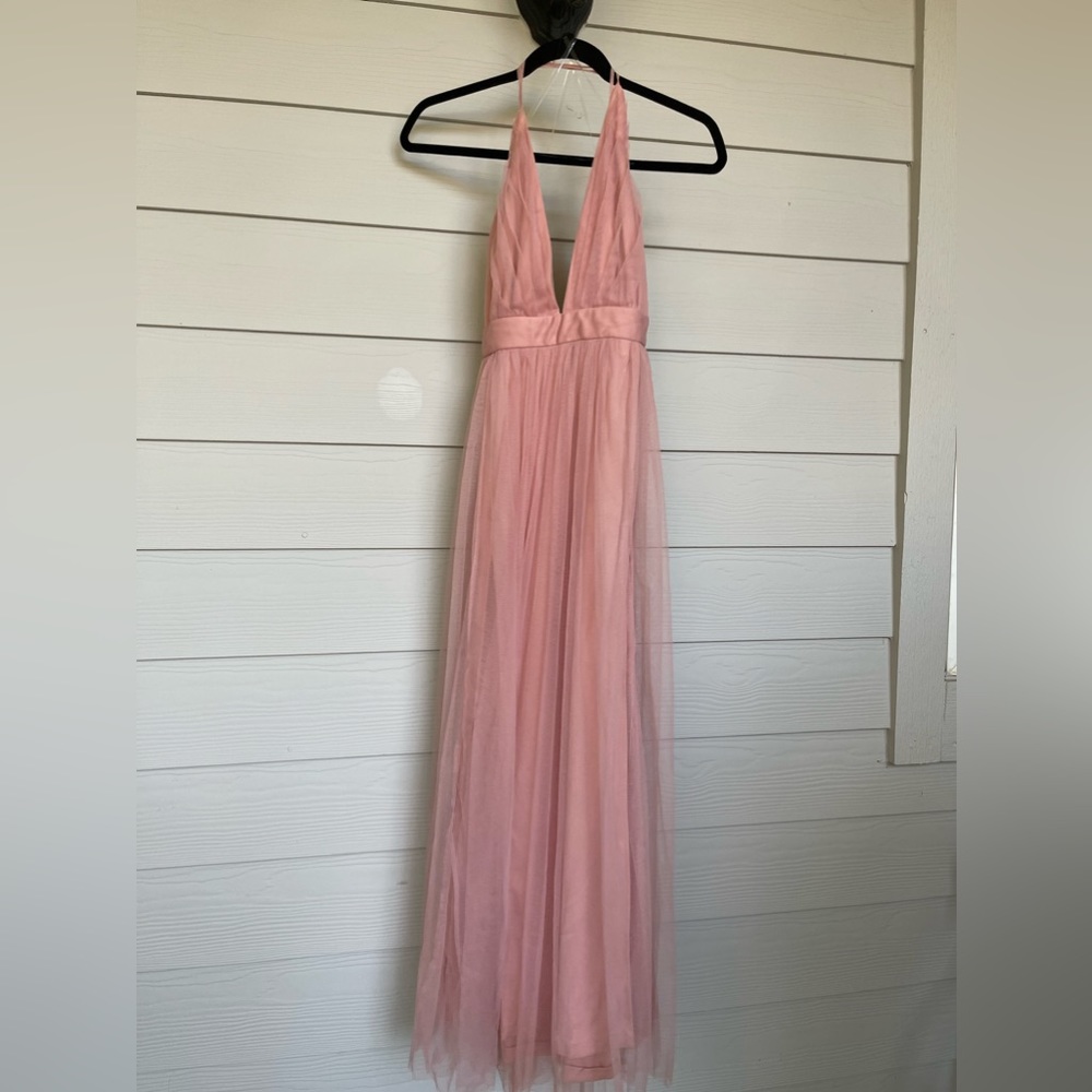 Dusty Pink Flowy Dress (Petite)